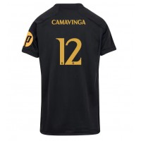 Real Madrid Eduardo Camavinga #12 Tredje Tröja Kvinnor 2023-24 Korta ärmar